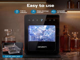 Devanti Ice Maker 5cm Large Ice Cubes Countertop Machine 150pcs/24h for Home IM-ZB-10F-BK