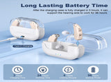 Rechargeable Hearing Amplifier with Charging Case Compact Sound Enhancer for Daily Use, Noise V1107-CS-BTFS905