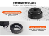 15 Ton Hydraulic Knockout Punch Kit, 1/2" to 4" Conduit Hole Cutter Set, KO Tool Kits with Puncher V952-SD15T240CR2MM8SYBV0