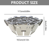 Camping Gas Stove WindShield Stainless Steels Outdoor Stove Windscreen for Camping Picnics, V1369-AZ3-W-13918