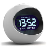 Newgate Centre Of The Earth Lcd Alarm Clock White V398-NGLCD/COTE2