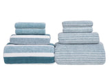 Clearance 8 Pack Plush Absorbent 100% Cotton Bath Towel Set, 2 Bath Towels 4 Hand Towels 2 V1189-WXFWAL-20260319-00313