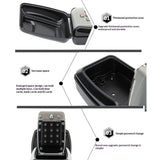 Key Lock Box for Outside, Sturdy Waterproof Wall Mount Lock Box for House Key, 12-Digit Combination V1192-AZ-W-3073