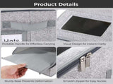 2PCS Hat Storage Box For Baseball Caps, Stackable Hat Storage, Closet Organizer with Clear Window, V1192-AZ-W-18263