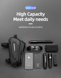 ROCKBROS Hard Shell Bike Top Tube Bag - Waterproof Cycling Frame Pouch with TPU Touchscreen Phone V888-ELOSUNG41862