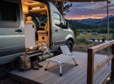 Heavy Duty Aluminum Folding Step Stool - Portable RV Platform and Work Bench with Non-Slip Surface V888-ELOSUNG18492