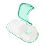 Snack Rotating Container with Lid Sealed Plastic Rotating Snack Storage Box for Outdoor Mint Green V1294-YM0901-3118240200711