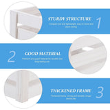 Rustic Wooden Decorative Storage Box Crate for Office Organization and Home Use, 1 Piece V1366-AZ2-W-17329