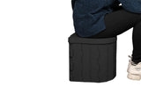 Portable Camping Toilet Folding Toilet for Adults with Lid -Black V1308-DSZKI-5-1