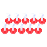 10Pcs Chick Water Drinker Bowl Plastic Poultry Farm Drinking Cups Watering System Supplies V1294-YM0710-3111210291711