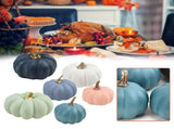 16Pcs Artificial Autumn Pumpkins Fake Foam Pumpkins for Halloween Thanksgiving Halloween Decoration V1294-YM0710-10296438