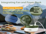 Camping Light with Fan, Portable Hanging Lamp for Tent, IPX4 Waterproof, 4 Mode Light Camping V1107-CAMPING LIGHT WITH FAN