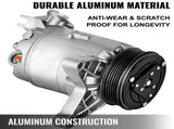 A/C Compressor with Clutch Fit For 2006-2011 Chevrolet Impala / Monte Carlo / Malibu / Pontiac G6 V952-MRBQCKTYSJ0000001O2