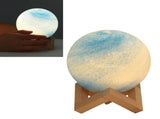 Innovative Colorful Remote Control Night Light Dimming Bedside Glass Decorative Planet Table V1294-YM0901-3119240071011
