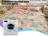AYktou Reversible Patchworks Queen Size, 78.74x59.05in Lightweight Plaid Bedspreads Coverlets V1189-WXFWAL-20260326-03123