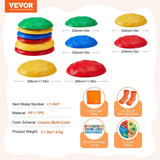 VEVOR Kids Balance Stepping Stones Sensory Obstacle Course 6 PCS Outdoor Indoor V952-ETPHDJSFSKHGQVJZZV0
