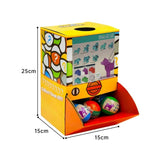 40X Geometric Translucent Dog Toy Capsules 50mm Collectible Gacha in Display Box V274-TOY-KN-F-GDOGTG-50
