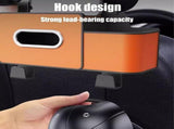 3-in-1 Car Backseat Organizer, Car Back Seat Organizer with Tissue Box and Storage Hook, V1366-AZ2-W-11451