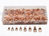 240pcs SC Open-Mouth Bare Terminals HS-50B Crimping Pliers Set - Gold - SC Inspection Hole V1107-145-66513-GLD-SCINSPECTIONHOLECOPPERLUG