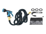 Expandable Garden Hose Leakproof Lightweight Flexible Water Hose Kink Resistant 10 Spray Modes Black V1294-YM0901-3111240035211