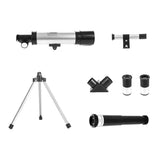 Astronomical Telescope Compact Portable Telescope of 90X Magnification with Finder Scope Adjustable V1192-AZ-W-31088