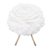 Feather Table Lamp Adjustable Color Brightness Rechargeable Touch Control Decoration Night Light V1294-YM0716-3119220111511