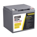 Giantz AGM Battery 12V 60Ah Deep Cycle Box Portable Solar Caravan Camping BATTERY-C-AGM-60