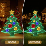 Jingle Jollys Christmas Lights 150cm Motif 220 LED Rope Light Outdoor Decoration XMAS-MOT-D-TREE-MC01