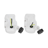 2Pcs Trimmer Fuel Tank Brushcutter Gas Tanks with Pipe Replacement for 34 Brush Cutter V1294-YM0714-3111210374011