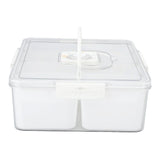 Divided Serving with Lid and Handle Plastic Sealed 8 Compartment Clear Snack Fruit Container V1294-YM0901-3118240020911
