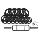 CORTEX 45kg Tri Bar V2 50mm Olympic Weight Set V420-CSWP-OTGV2SET-D