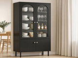 Artiss Buffet Sideboard Cupboard Cabinet Black FUR-S-SID-04-BK-AB
