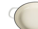 TOQUE 3.5L Enamel Dutch Oven Pan in White Colour KT0181-3.5L-WH_NZ