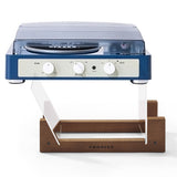 Gadhouse Brad MKII Record Player - Navy Bundled Crosley Record Storage Display Stand V398-GAD0104-BSS
