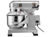 Commercial Food Mixer, 10L Commercial Stand Mixer with 3 Adjustable Speeds, 550W Dough Mixer with V952-ZXSPJBJ10QT66CB89V3