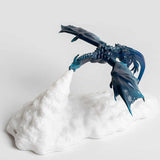 Blue Ice Dragon 3D Printed LED Dragon Flame Night Light - Unique Decorative Lamp for Desk, Bedroom & V888-ELOSUNG13534