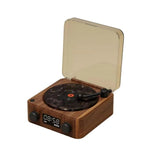 Retro Bluetooth Gramophone Speaker Portable Wireless Music Player Brown V1263-JX-7019