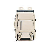 Beige Large Capacity 16-Inch Laptop Travel Backpack - Anti-Theft Professional Business Bag with V888-ELOSUNG18490