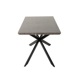 Falcon Rectangular Dining Table MDF Marbling V264-DNT-411C-DGR-17M