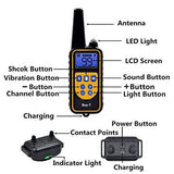 Dog Training Collar - IP67 Water-Resistant and Rechargeable with Remote - Shock/Vibration/Beep Anti V1192-AZ-W-11869