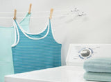 Indoor/Outdoor Retractable Clothesline - Adjustable 42ft Double Lines - Durable Plastic Reel Dryer V1370-AZ4-08437