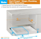 CARLA HOME Pack Pull Out Cabinet Organizer Expandable for Cabinets with Adjustable Slide Out Shelves LSB-36170
