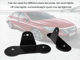 Motorcycle Spotlight Bracket, Strip Light Mount Off Road Spotlight Installation Kit for Straight V1366-AZ2-W-24054