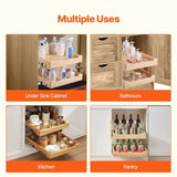 VEVOR 2Tier Pull Out Cabinet Organizer Soft Close Slideout Wood Drawer 17"W x 21"D V952-LCSCTJMS2C204G5H5V0