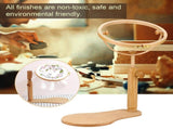 Embroidery Stand Hoop Wood Embroidery & Cross Stitch Hoop Ring Frame Adjustable Sewing Tools S V1294-YM0722-JY03976-01