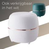 Klein Prullenbak - Designer Trash Can with Lid - Mini Prullenbak - Small trash can ideal for the V1188-MS-313-0659