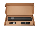 Mandala Yoga Mat Premium Bundle, Includes Yoga Mat 188cm H x 61cm W, Yoga Strap & Steel Hydration V398-MA-494BLK