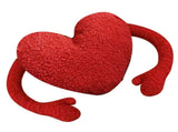 Red Heart Pillow Cartoon Plush Soft Comfortable Heart Shaped Pillow Toy Decoration for Living Room V1294-YM0626-3117220311111