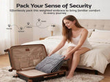 Giselle Weighted Lap Blanket 3.2KG Grey Crystal Velvet Quilted Glass Bead Fill for Sofa Office WBLANKET-LAP-32KG-GY