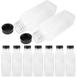 Milk Collection Bottles Plastic Beverage Containers Transparent 15pcs for Juice Milk 350ml V1366-AZ2-W-12651